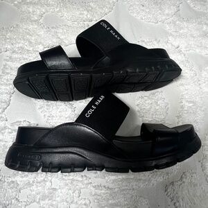 NWOT Cole Haan Zero Grande Leather Slides Sz 9.5